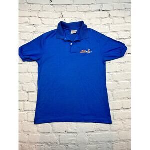 Womens Vintage NY Mets blue Metsmerized polo size Medium A409